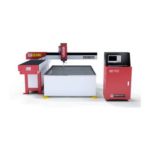 3 Eksen 1500*2000mm Karbon Çelik Sac Metal Su Jeti Kesme Makinesi